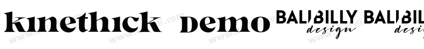 Kinethick   DEMO字体转换